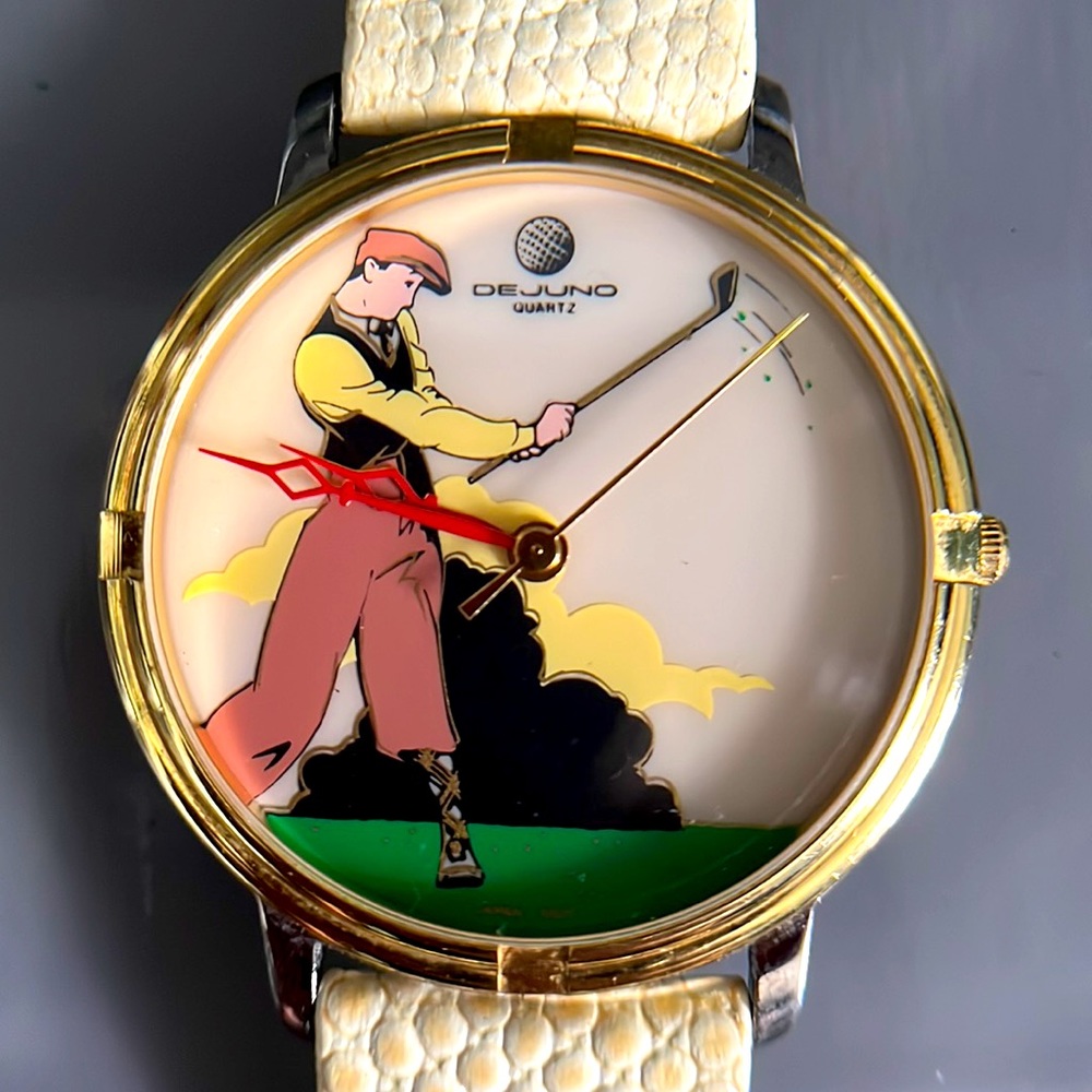 DeJuno Vintage Golfer's Quartz Watch